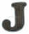 Import Gold Sequin 4&quot; Letter Embroidered Iron On Applique Patch for Clothes from China