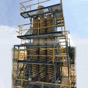 Gold Spiral Chute The Brand JXSC Spiral Mineral Ore Washer With Low Depletion
