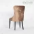 Import Gold velvet  tufting back dining room chairs / dining room furniture sets from China