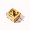 Good price hand crank mechanism wooden music box for christmas gift