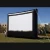 Import Good price inflatable theater projection screen, large inflatable open air home inflatable movie screen for fun  new movie dome from China