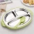Import Good quality 304 stainless steel 3 Compartment Cute children food dining tray from China