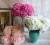 Import Good Quality 5 Fork Artificial Silk Hydrangea Flower Dried Hydrangea Flower for Wedding Decoration from China