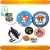 Import Good quality badge custom round safety metal pin badge tin pin button badge from China
