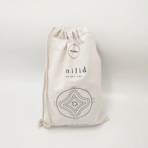good quality wholesale eco-friendly canvas shopping bag cheap raw material cotton drawstring bag