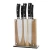 Import Good quality wooden and acrylic knife block stander holder storage for home use kitchen knives set from China