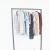 Import graceful simple flooring stand chain stores shopping mall retail metal clothes garments shop fixture  fitting  display rack from China