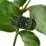 Green Plastic daisy Clip Orchid Clip For Garden Ornament
