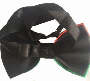 Green Red White Black Satin Adjustable Neck Novelty Gentlemen Bow Tie