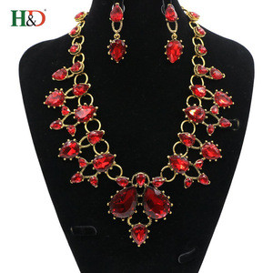 H &amp; D Indian Ethnic Rhinestone Costume Wholesale African American Jewelry For Sale