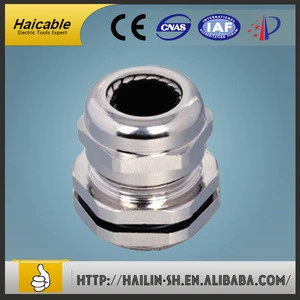 Haicable Free samples waterproof connector strain relief gray black nylon Watertight cable gland waterproof brass cable gland
