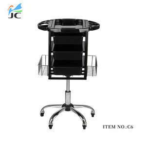hairdressing hair barber beauty spa salon trolley with drawer rolling cart
