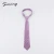 Import Hand made fast delivery thin fashion customized purple polka dot tie for men cravate homme from China