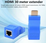 HDMI Extender 1080P RJ45 Ports LAN Network 4K HDMI Extender 30M  V1.4 RJ45 CAT5E CAT6 Ethernet LAN 1080P Converter