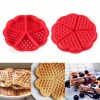 Heart Shape Waffle Mold 5-Cavity Silicone Oven Pan Baking Cookie Cake Muffin Cooking Tools