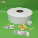 Heatsealing filter paper rolls for tea bags