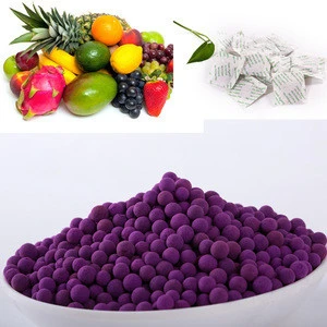 High Efficient Activated alumina ball Potassium Permanganate for fruit Ethylene Gas Absorber