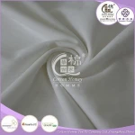 High End Plain Dyed Single Jersey Spandex Bamboo Fabric Cotton Knitted Fabric For Clothing