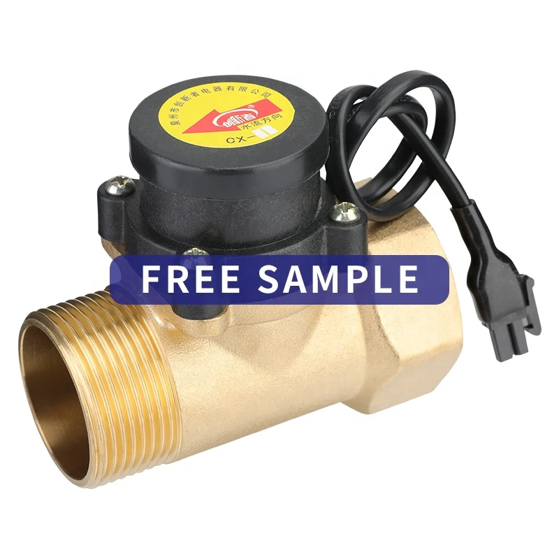 High Power Booster Pump Brass Water Flow Switch 1 Inch for water control two way magnetic water solenoid valve