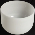 high purity fused arc quartz crucible milky crucible