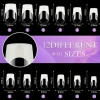 High Quality 120 pcs Multi color square French nails suit French  press on nail tips for woman nail art