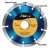 High Quality 125mm 5inch Or Costumer Size Diamond Cutting Disc Saw Blade For Concrete Marble Cutting
