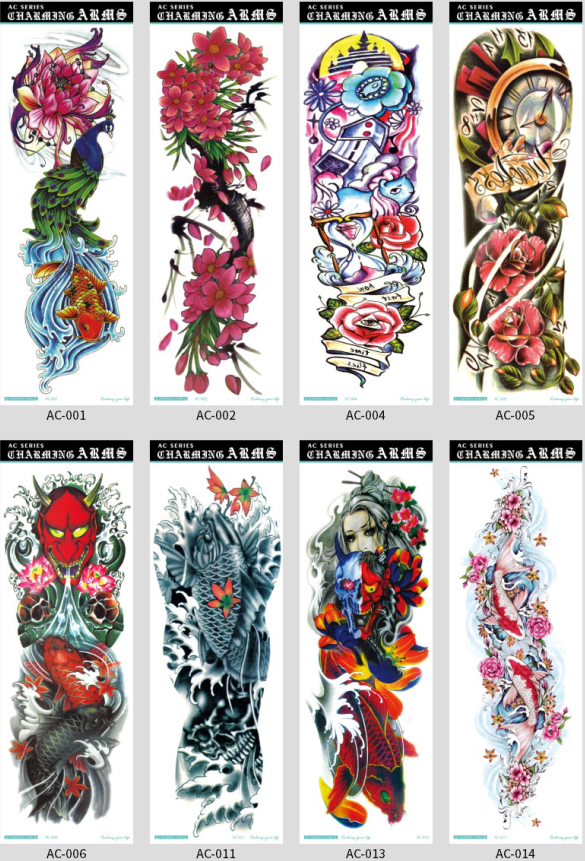 Buy High Quality Arm Tattoo Sticker Waterproof Temporary Temporary ...