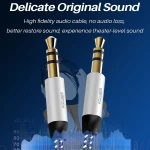 High quality cheap Speaker audio cable MP3/MP4 player audio cable Speaker MP4 earphone audio