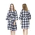 Import High Quality Cotton Robe Yarn Dyed Plaid Robe For Women Flannel Robe from China