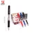 Import High quality free sample retractable gel pen 0.5 mm tip size for school and office from China