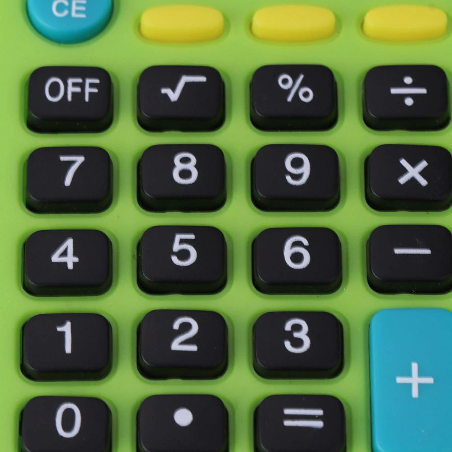 High quality green color purse calculator for office gift