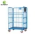 Import High Quality Industrial Foldable Wire Mesh Metal Storage Cages Roll Container With 4 Wheels from China
