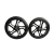 Import High Quality Kids Pedal Go Kart Wheels 10" Solid PU Polyurethane Spoke Plastic Wheels from China