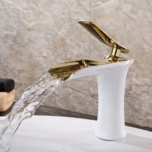 High quality new style white kitchen bathroom basin faucet  MG-6003