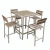 Import High quality outdoor club poly wood bar table set for bistro furniture small tall pub table and chairs from China