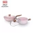 Import high quality pink color non stick marble coating aluminum cookware cooking wok panci with wooden grain handle from China