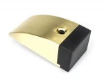 high quality polished zinc alloy rubble sliding door stopper for glass shower door