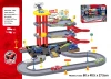 High quality rail game toys track toy parking factory toy car parking lot