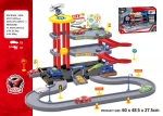 High quality rail game toys track toy parking factory toy car parking lot
