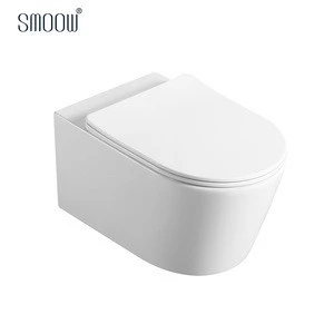 high quality simple washdown ceramic european wall hung water closet toilet