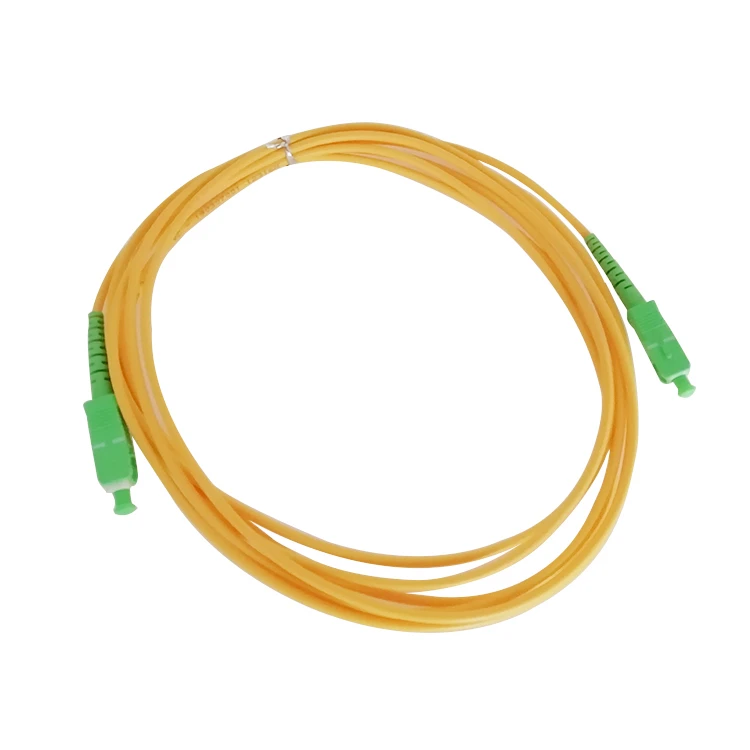 High Quality SM Simplex Sc-Sc APC Optical Fiber Patch Cord