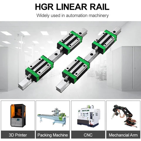 H Guide Rails Buy High Quality Steel Linear Guide Rail Blocks Hgh-ca/ha Sizes 15 20 ...