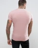 High Quality Super Comfort 95%Cotton 5%Elastane Crew Neck Short Sleeve Muscle Fit Blank Custom Mens T shirt