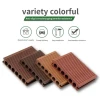 High Quality Wholesale Price Unti Uv Composite Decking Interlocking Wpc Decking Accessories Outdoor Deck Tile