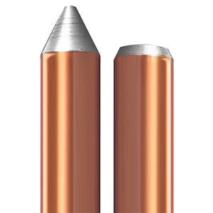High tensile copper electrical weld earth rod lightning rods price copper bonded ground rod