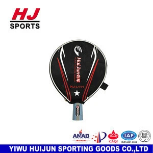 HJ-L111 HUIJUN 1 Star Professional Wooden Rubber ping pong paddle Table Tennis Racket