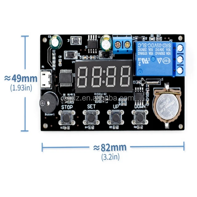 HM-018 DC 5V Real time Timing Delay Timer Relay Module Switch Control Clock Synchronization Multiple mode control