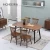 homes goods nordic style wooden dining chair