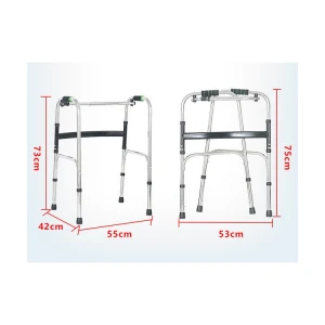 Hospital equipment lightweight standing frame walking aid rehabilitation walker frame for disabled