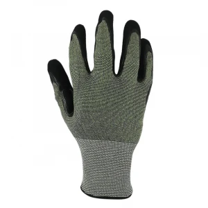 hot Custom Double Knitted Level 4 Abrasion Resistance Work latex Palm Coated Cut Resistant gloves